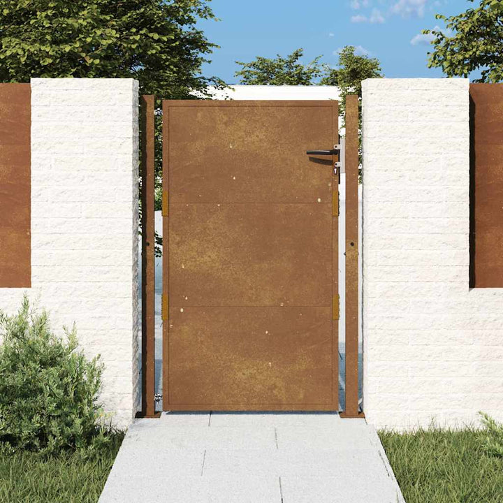 Poartă Pentru Grădină, , Oțel Corten