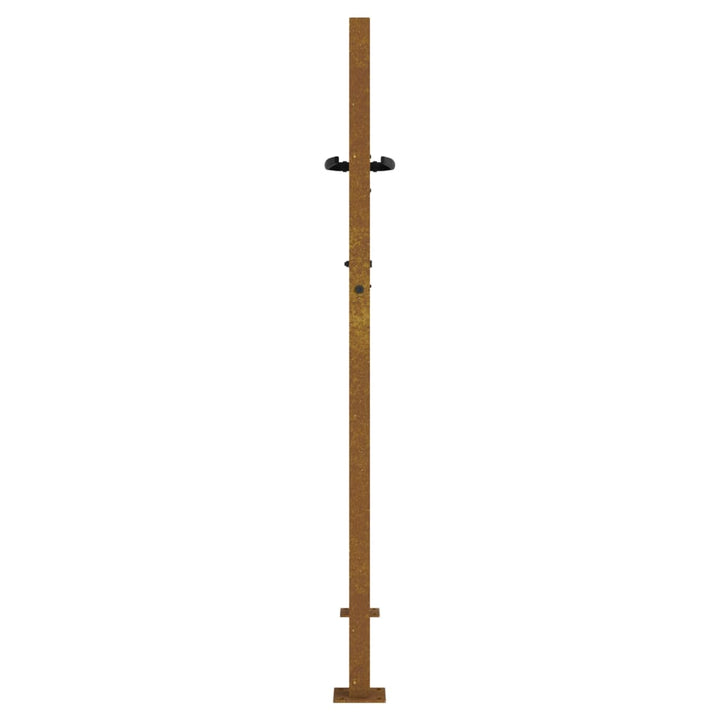Poartă Pentru Grădină, , Oțel Corten, Model Iarbă