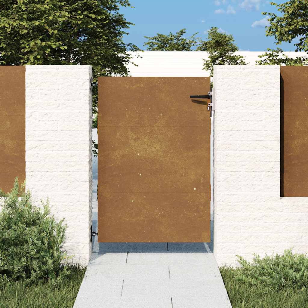Poartă Pentru Grădină, , Oțel Corten