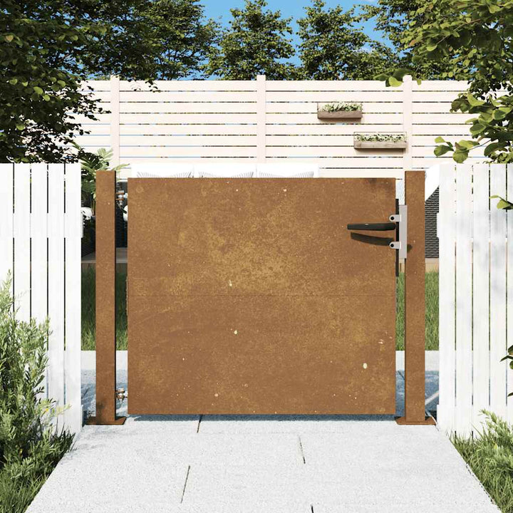 Poartă De Grădină, , Oțel Corten