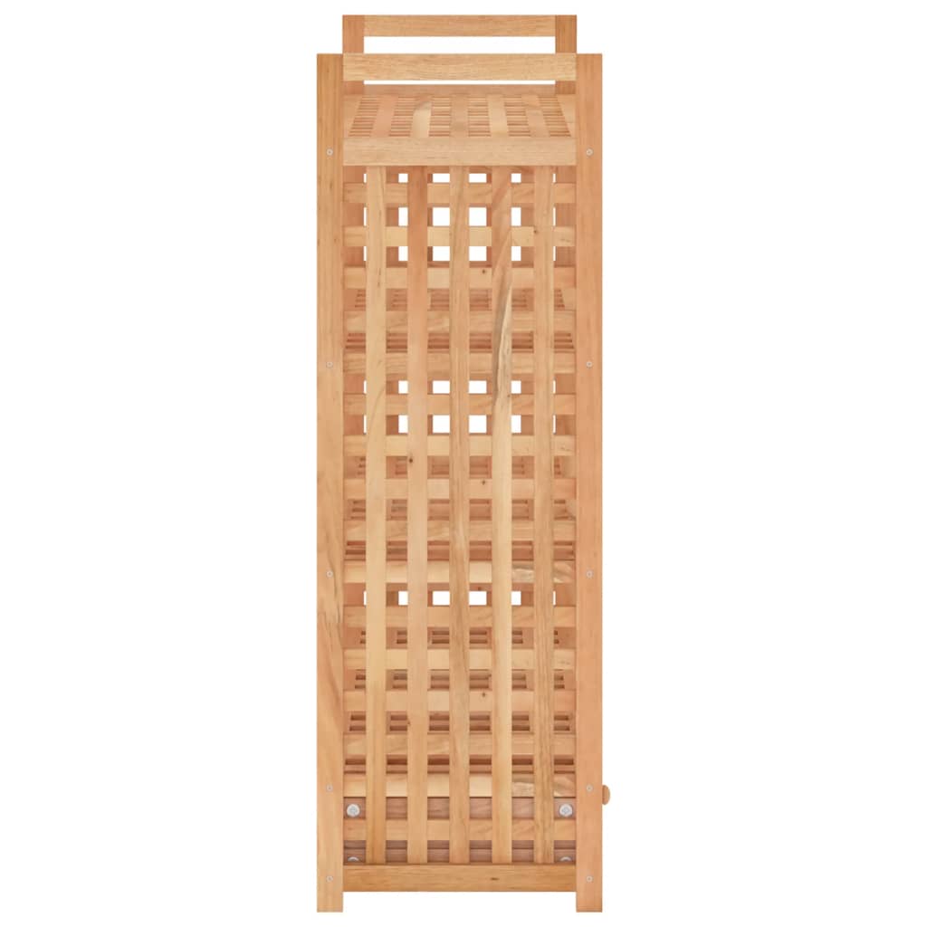 Suport De Pantofi Cu Sertar, 70X27X81 Cm, Lemn Masiv De Nuc