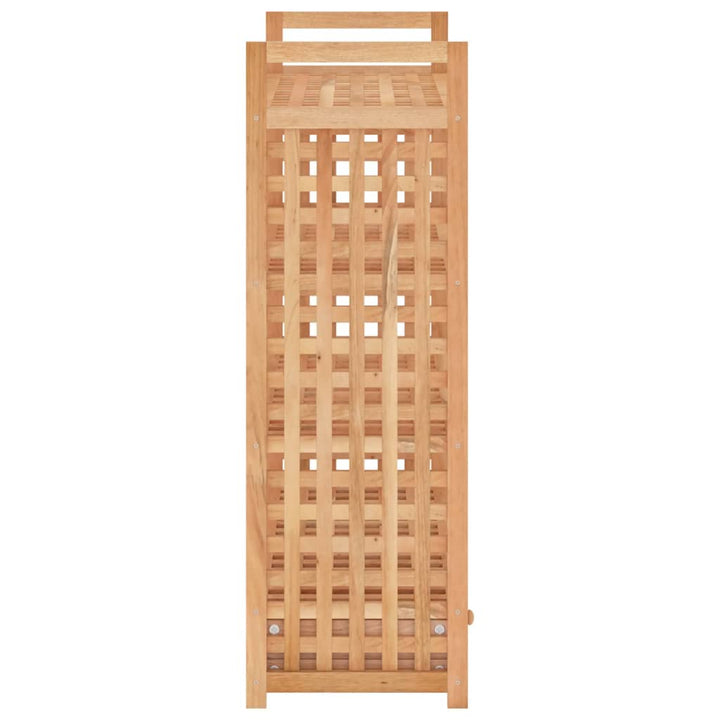 Suport De Pantofi Cu Sertar, 70X27X81 Cm, Lemn Masiv De Nuc