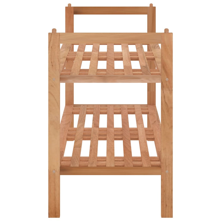 Suport De Pantofi, 69X27X41 Cm, Lemn Masiv De Nuc