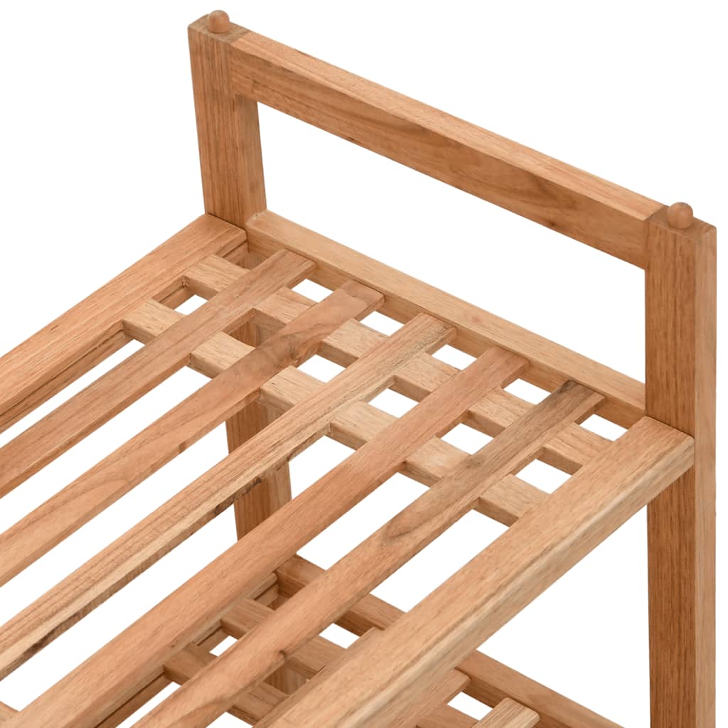 Suport De Pantofi, 69X27X41 Cm, Lemn Masiv De Nuc