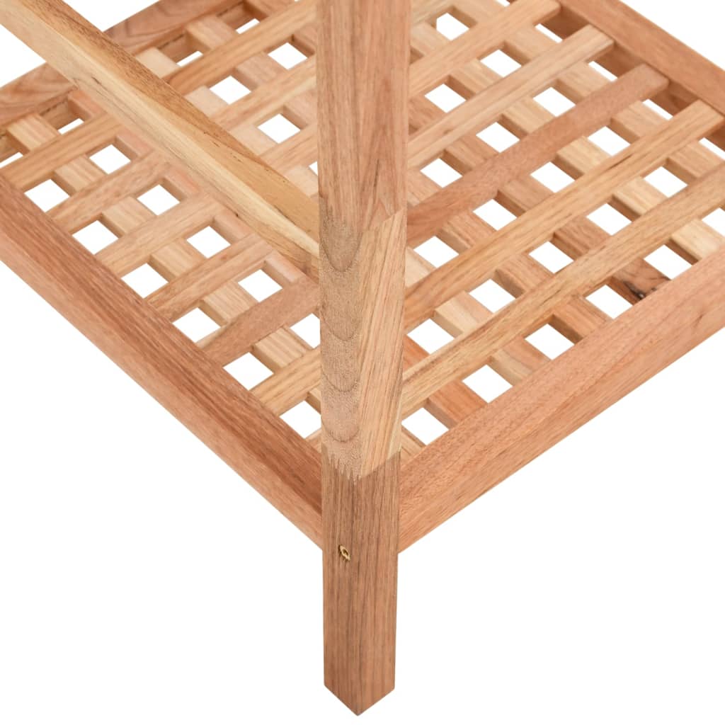 Raft De Baie, 35,5X35,5X, Lemn Masiv De Nuc