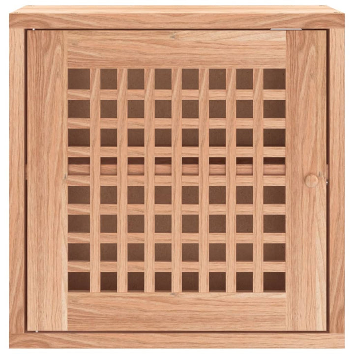 Dulap De Perete, 42X18X42 Cm, Lemn Masiv De Nuc