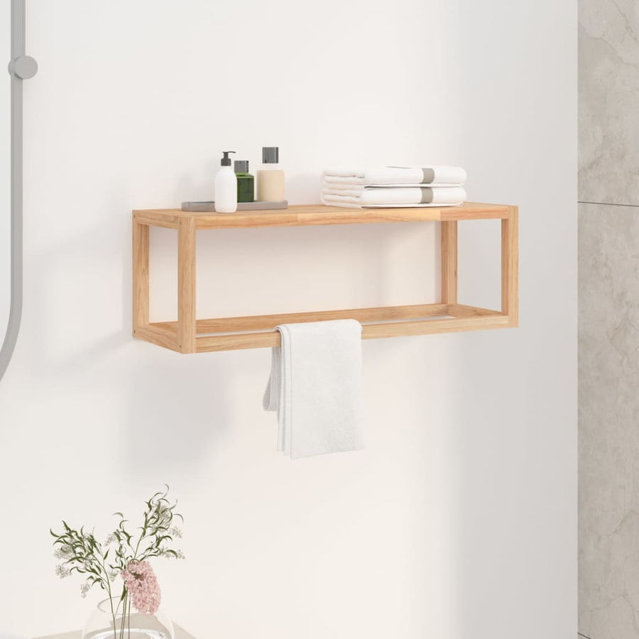 Suport De Prosoape, 60X20X20 Cm, Lemn Masiv De Nuc