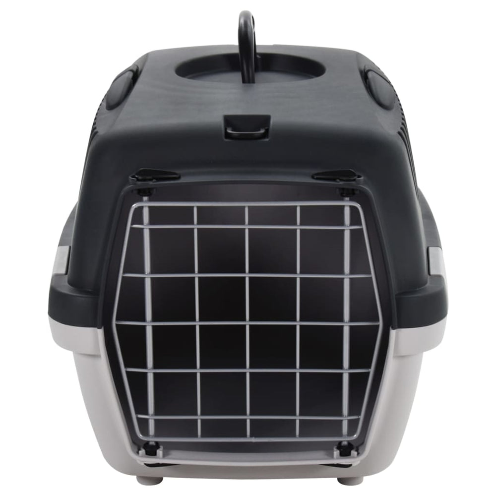 Cutie De Transport Animale, Gri Și Negru, , Pp