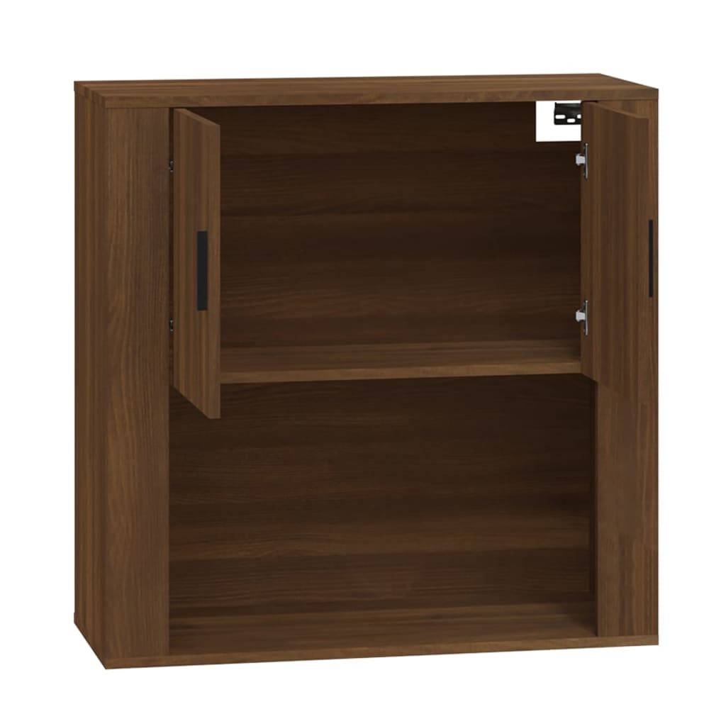 Dulap De Perete, Stejar Maro,80X33X80 Cm, Lemn Prelucrat