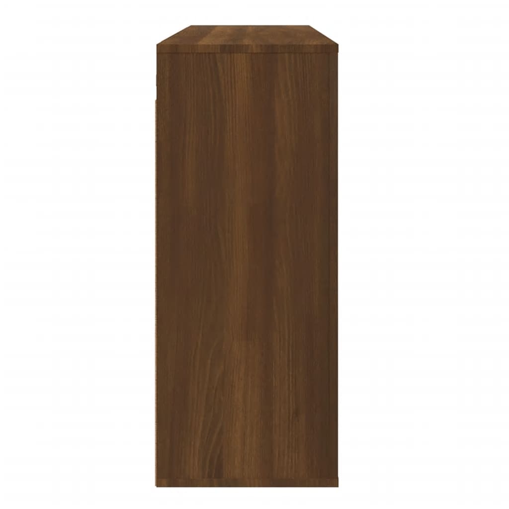 Dulap De Perete, Stejar Maro,80X33X80 Cm, Lemn Prelucrat