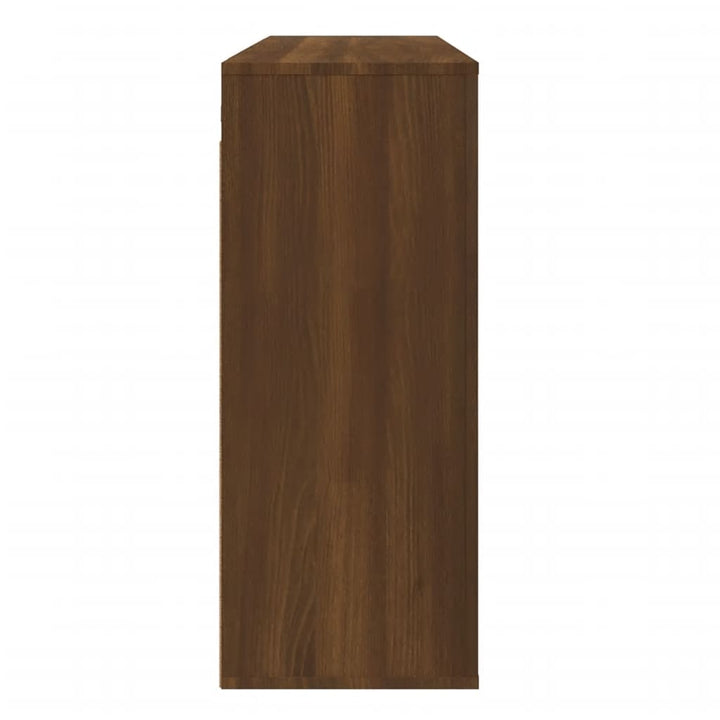 Dulap De Perete, Stejar Maro,80X33X80 Cm, Lemn Prelucrat
