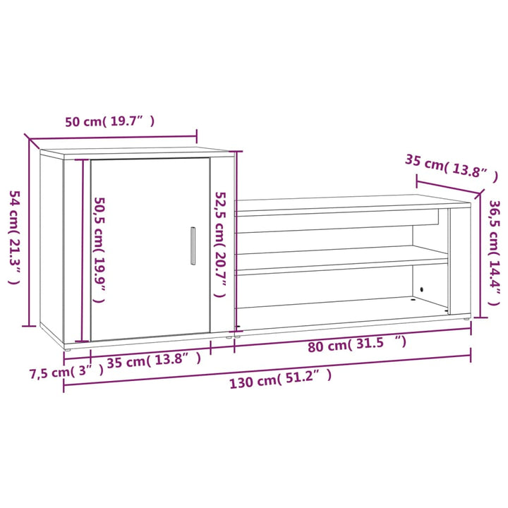 Pantofar, , 130X35X54 Cm, Lemn Prelucrat