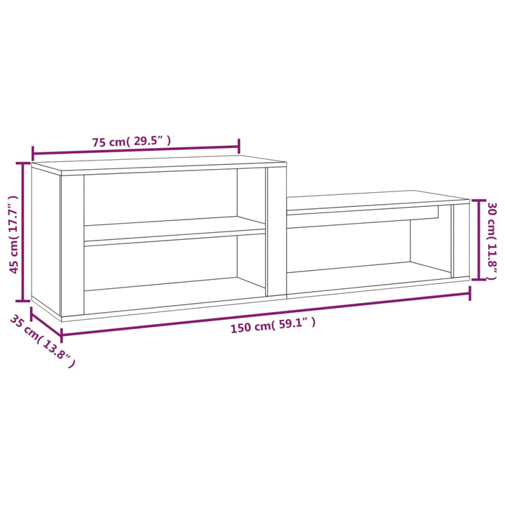 Pantofar, , 150X35X45 Cm, Lemn Compozit