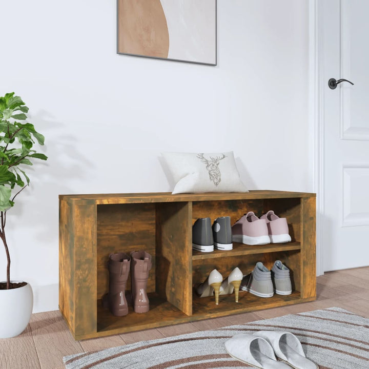 Pantofar, Alb Extralucios, 100X35X45 Cm, Lemn Compozit
