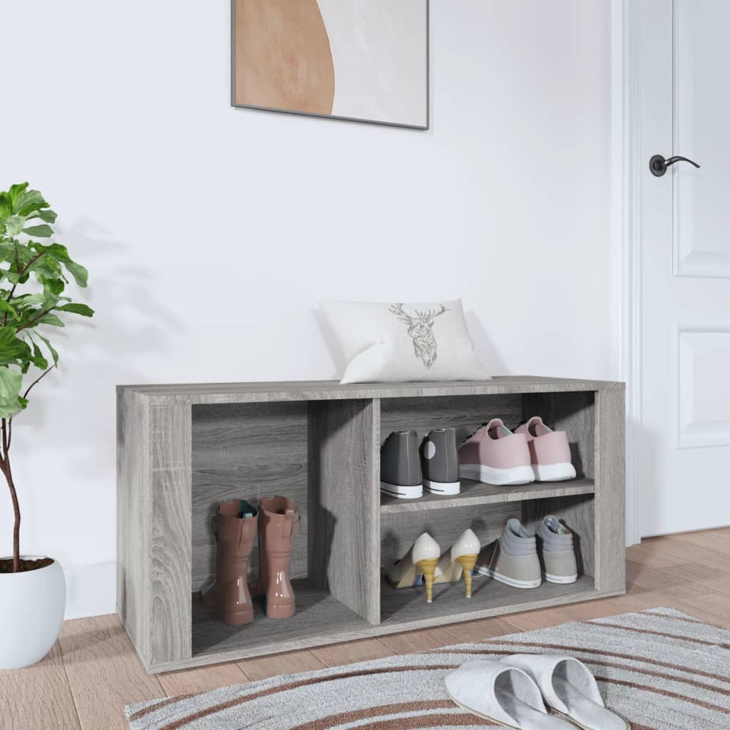 Pantofar, Alb Extralucios, 100X35X45 Cm, Lemn Compozit