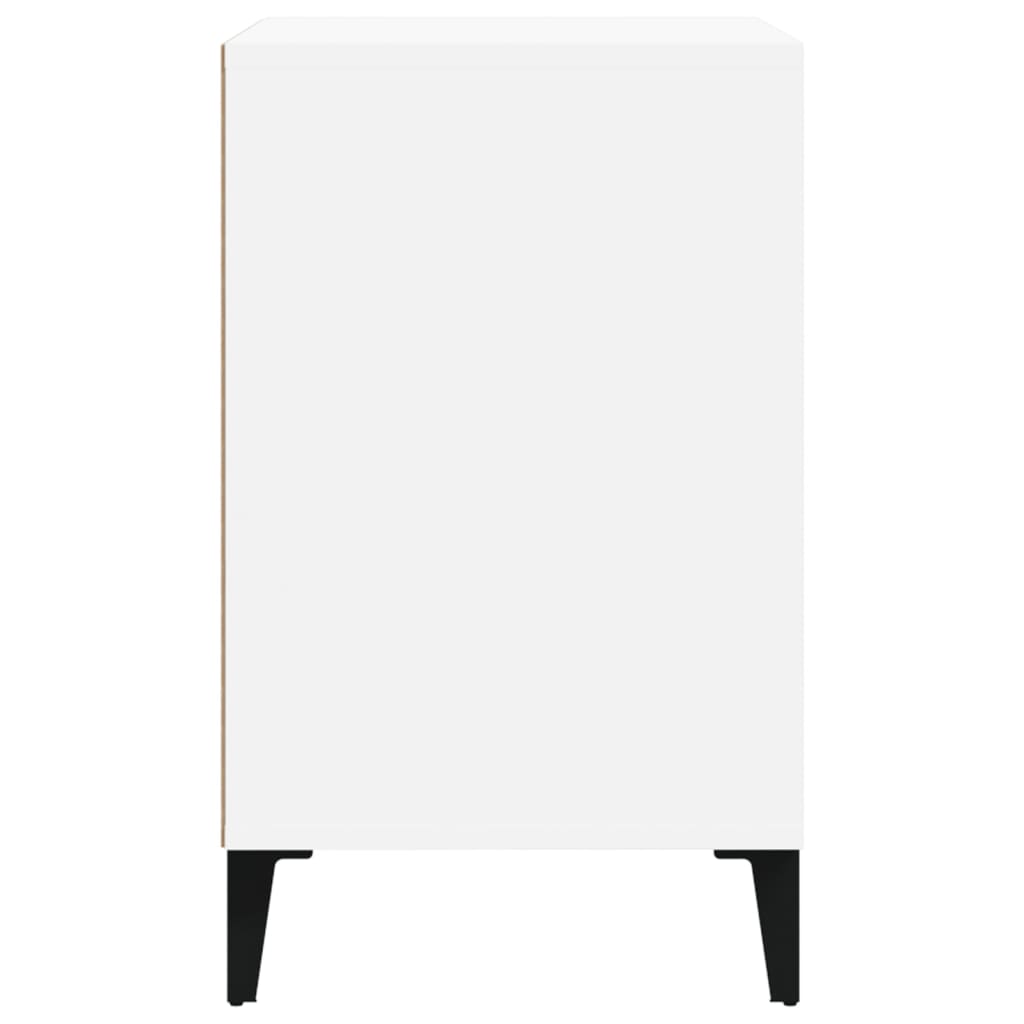 Pantofar, Alb Extralucios, 102X36X60 Cm, Lemn Compozit