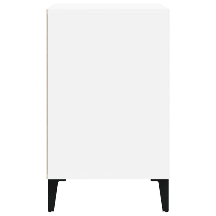 Pantofar, Alb Extralucios, 102X36X60 Cm, Lemn Compozit