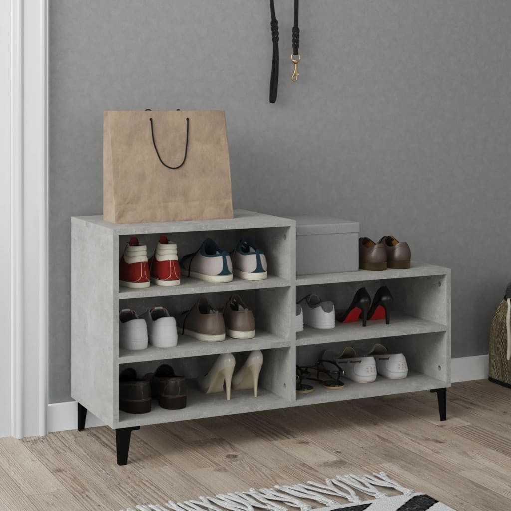 Pantofar, Alb Extralucios, 102X36X60 Cm, Lemn Compozit