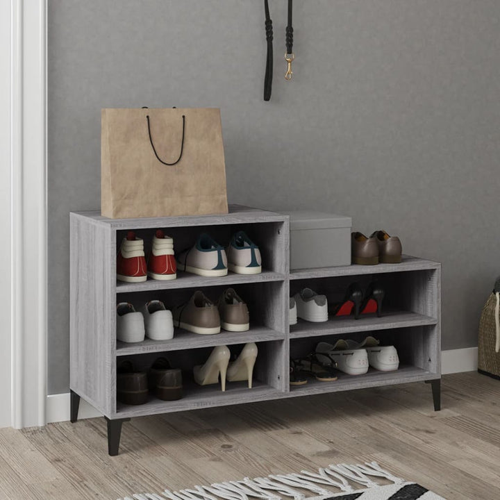 Pantofar, Alb Extralucios, 102X36X60 Cm, Lemn Compozit