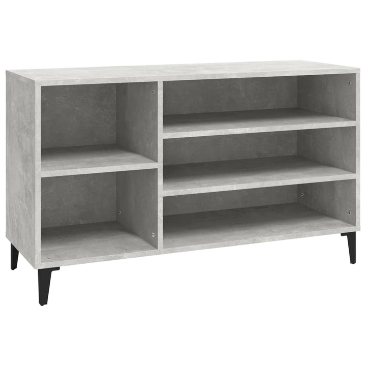 Pantofar, Stejar Fumuriu, 102X36X60 Cm, Lemn Prelucrat