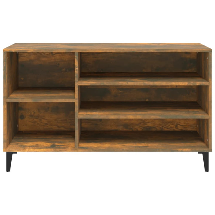 Pantofar, Stejar Fumuriu, 102X36X60 Cm, Lemn Prelucrat