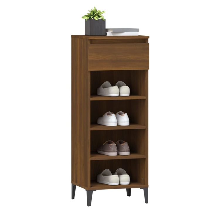 Pantofar, Stejar Maro, 40X36X105 Cm, Lemn Prelucrat