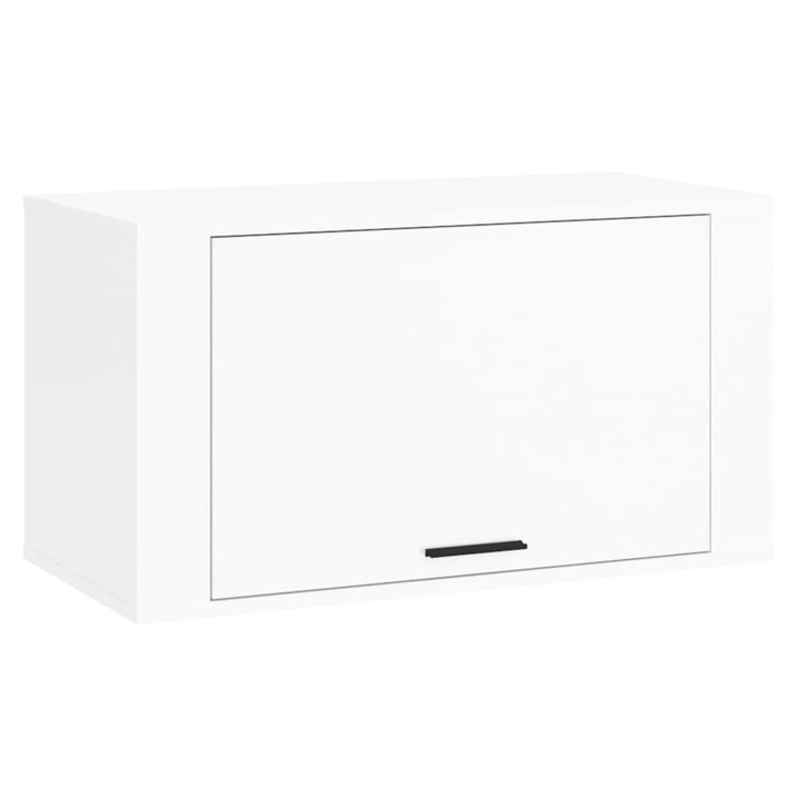 Pantofar De Perete, Alb Extralucios, 70X35X38 Cm Lemn Prelucrat
