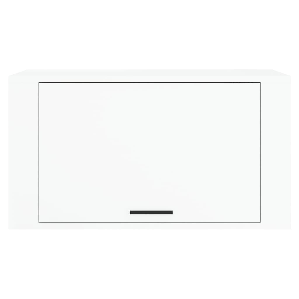 Pantofar De Perete, Alb Extralucios, 70X35X38 Cm Lemn Prelucrat