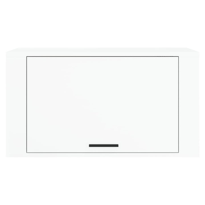 Pantofar De Perete, Alb Extralucios, 70X35X38 Cm Lemn Prelucrat