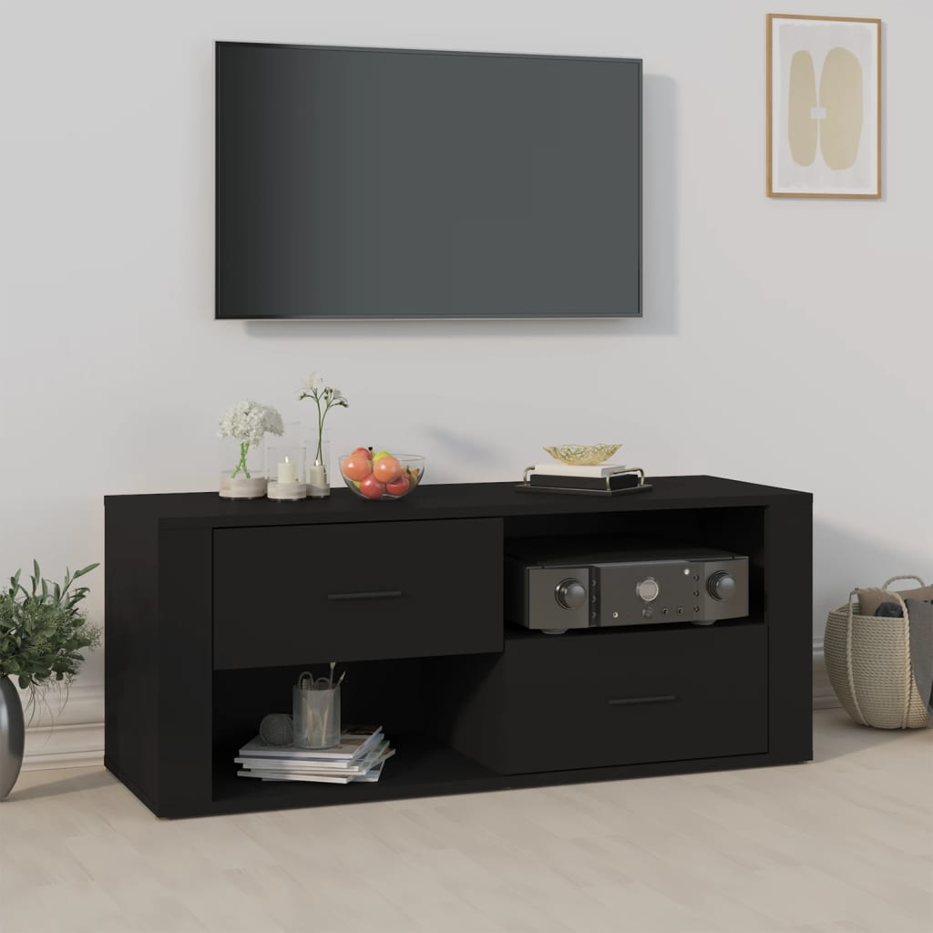 Comodă Tv, Gri Sonoma, 100X35X40 Cm, Lemn Prelucrat
