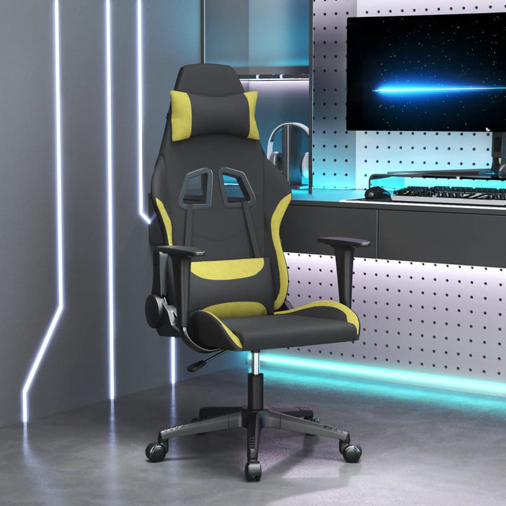 Scaun De Gaming Cu Suport Picioare, , Textil