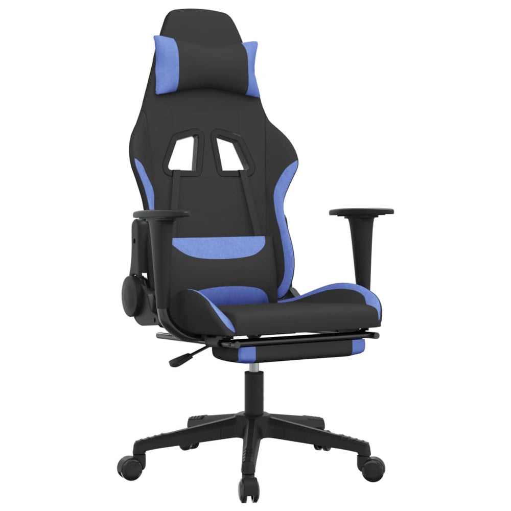 Scaun De Gaming Cu Suport Picioare, , Textil