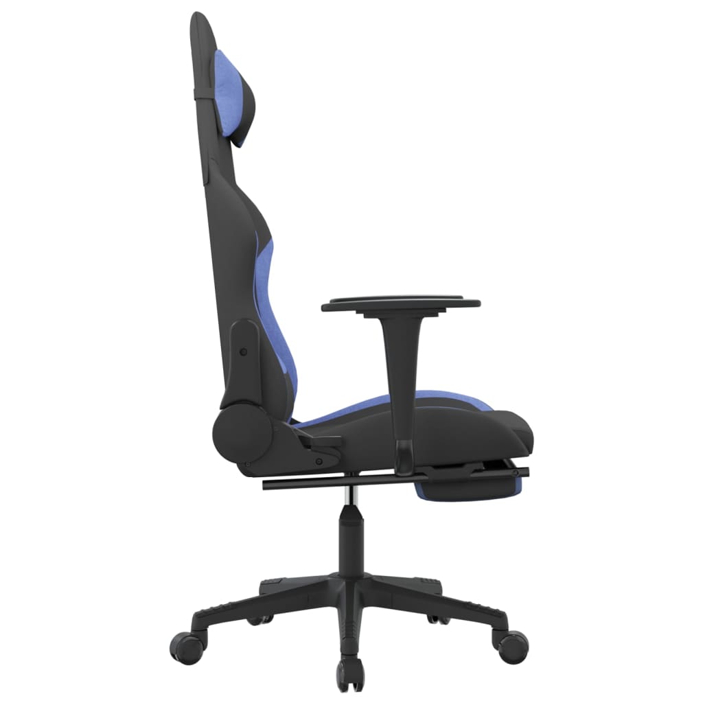 Scaun De Gaming Cu Suport Picioare, , Textil