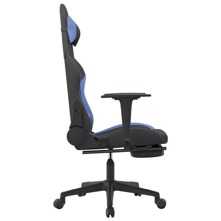 Scaun De Gaming Cu Suport Picioare, , Textil