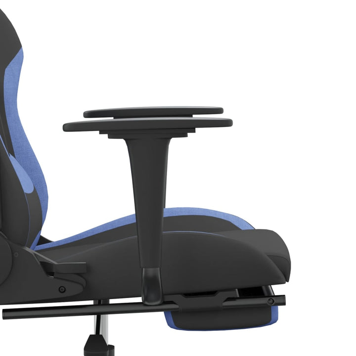 Scaun De Gaming Cu Suport Picioare, , Textil