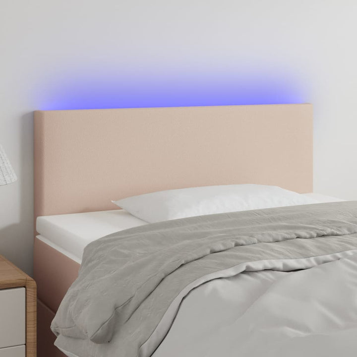 Tăblie De Pat Cu Led, , , Piele Ecologică