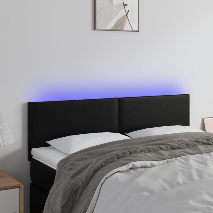 Tăblie De Pat Cu Led, , , Piele Ecologică