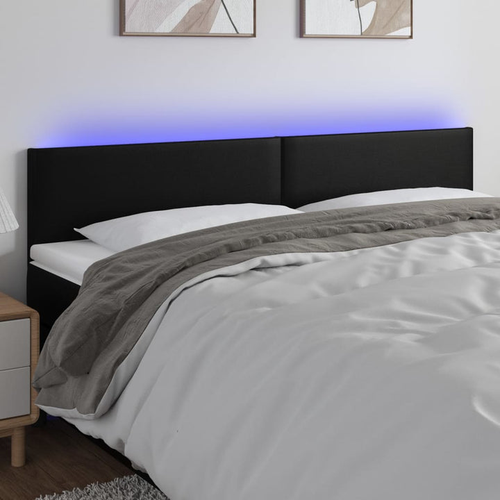 Tăblie De Pat Cu Led, , , Piele Ecologică