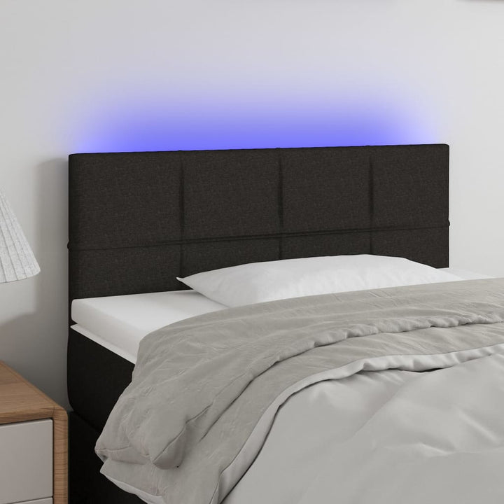 Tăblie De Pat Cu Led, , , Textil