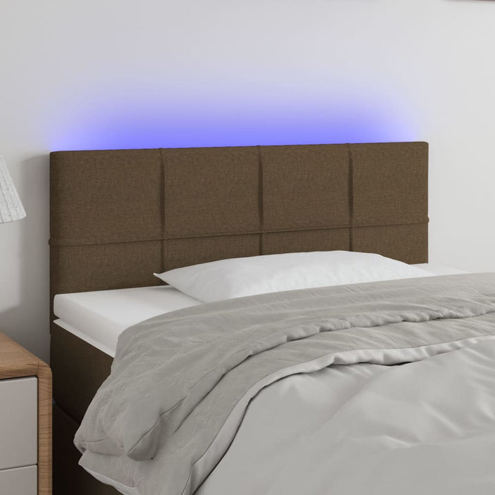 Tăblie De Pat Cu Led, , , Textil