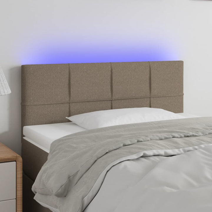 Tăblie De Pat Cu Led, , , Textil