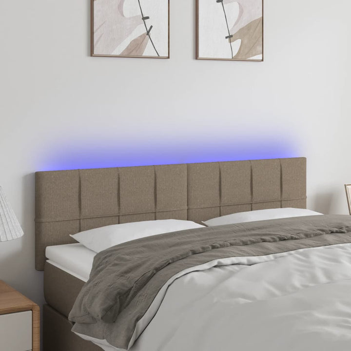 Tăblie De Pat Cu Led, , , Textil