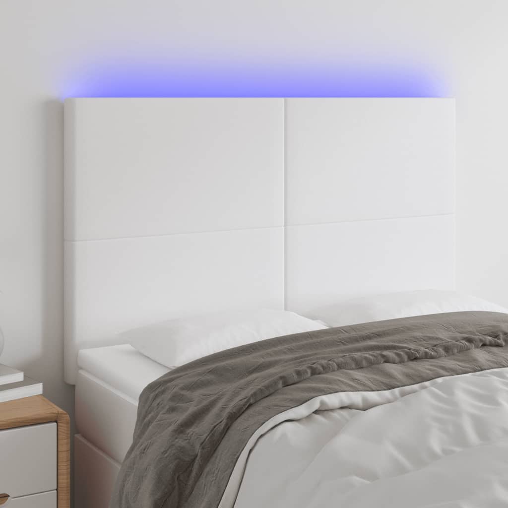 Tăblie De Pat Cu Led, , , Piele Ecologică