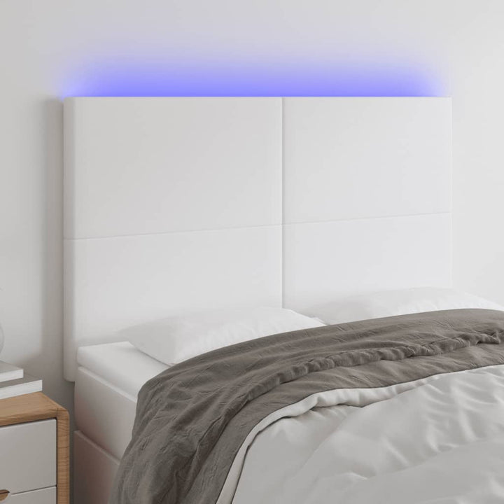 Tăblie De Pat Cu Led, , , Piele Ecologică