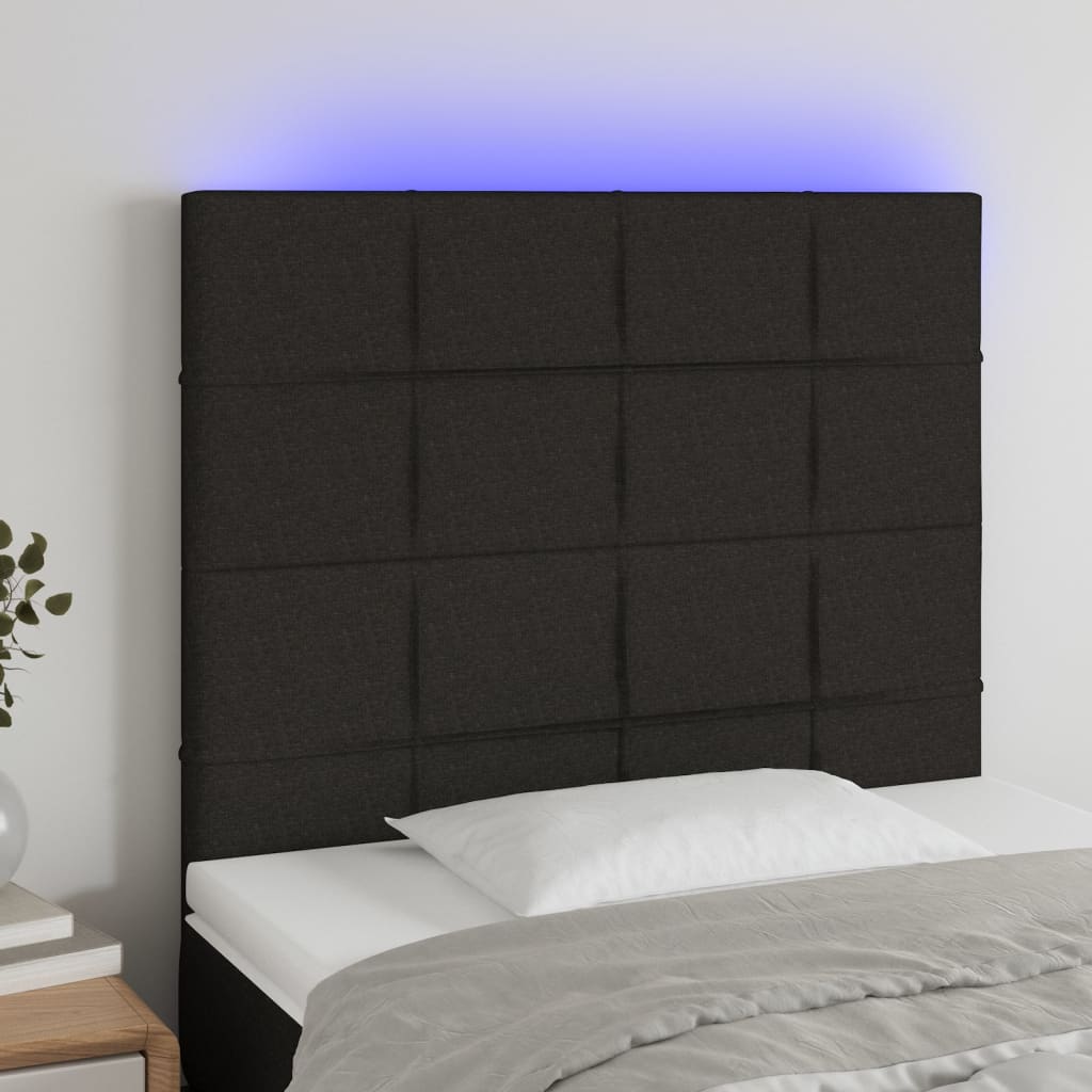 Tăblie De Pat Cu Led, , , Textil