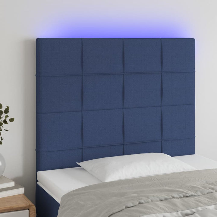 Tăblie De Pat Cu Led, , , Textil
