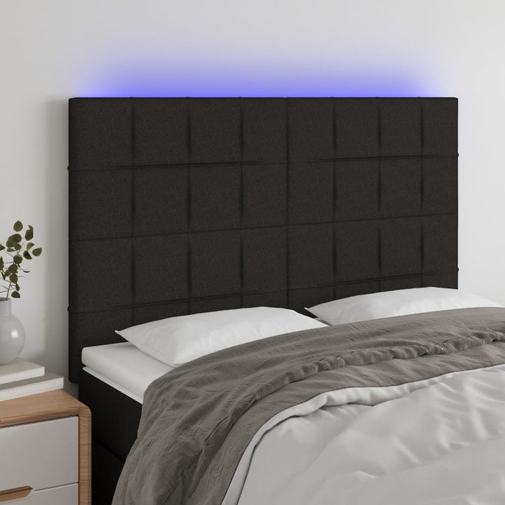 Tăblie De Pat Cu Led, , , Textil