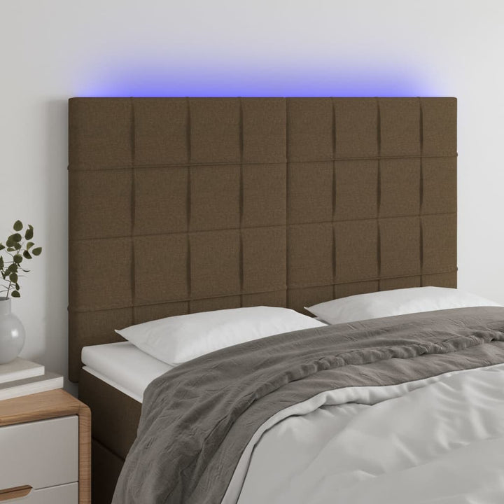 Tăblie De Pat Cu Led, , , Textil