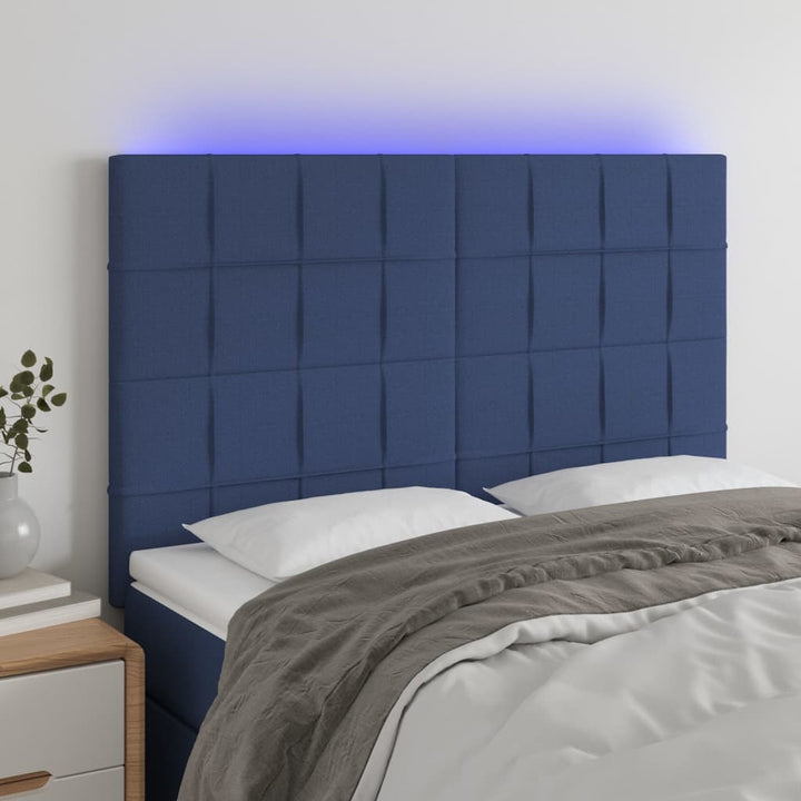 Tăblie De Pat Cu Led, , , Textil