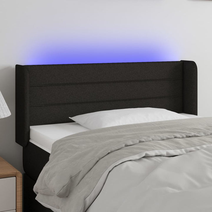 Tăblie De Pat Cu Led, , , Textil